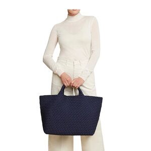 Large ink blue Naghedi tote NWT